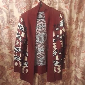 Charlotte Russe Tribal Shrug Size L